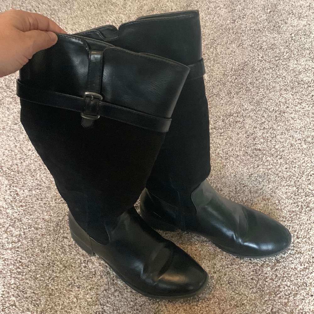 Black boots